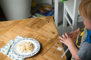Babies Kitchen achter de schermen (wortel risotto)