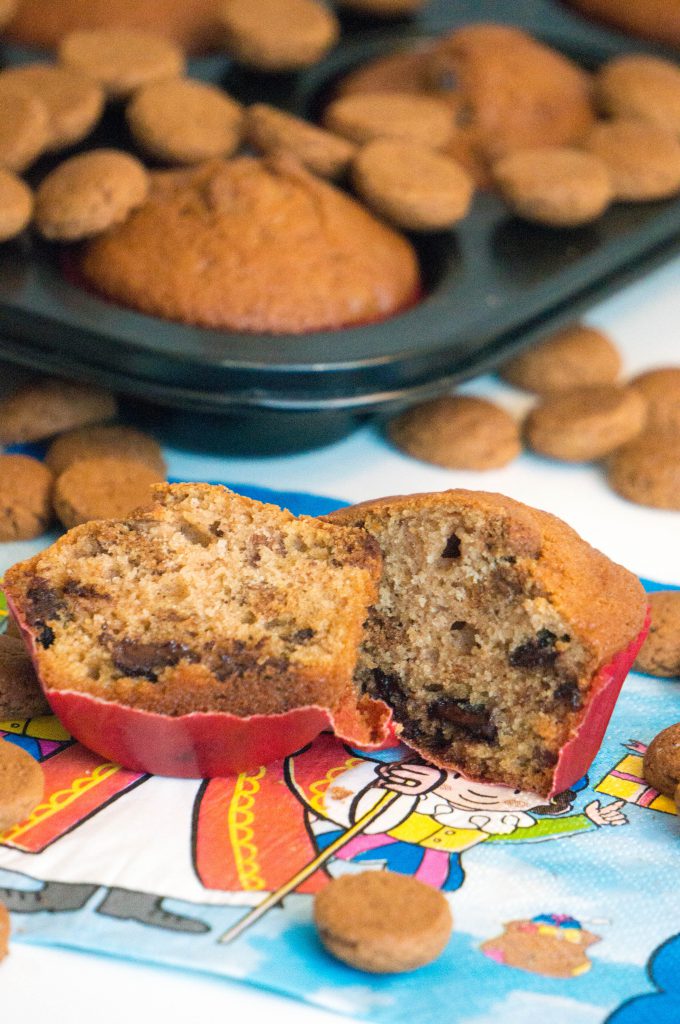 chocolade pepernoten muffin sinterklaas recept
