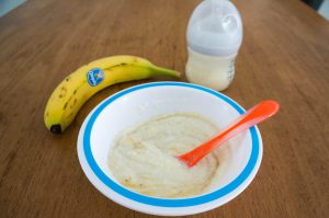 bananen rijstebloempap
