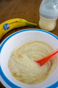 bananen rijstebloempap