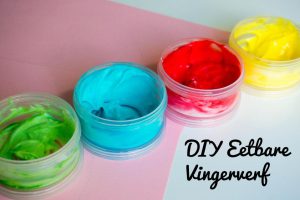 diy eetbare vingerverf