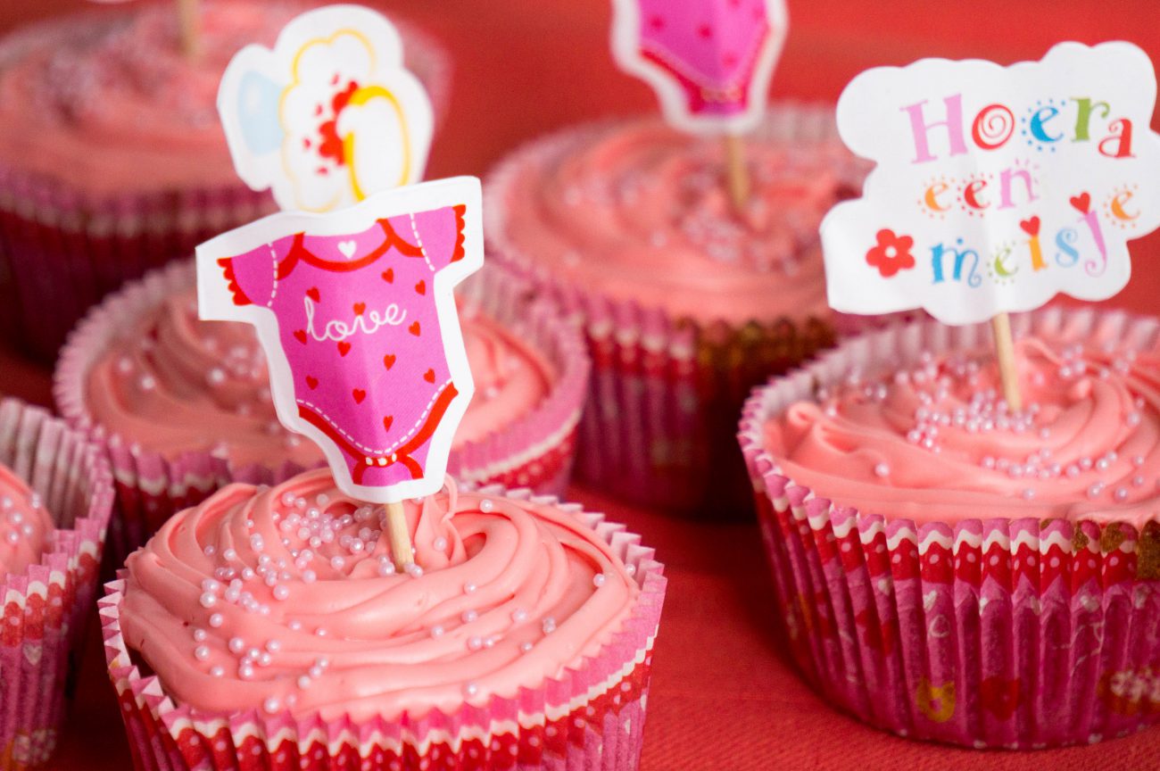 It’s a Baby Girl Cupcakes