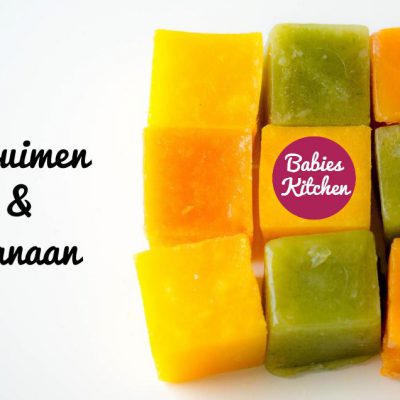 pruimen en banaan babyvoeding - Kidshoekje.nl