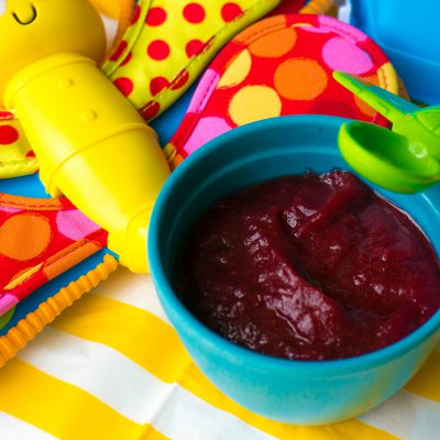 babyvoeding bieten met aardappel