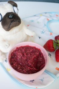 Quinoa met Bieten en Aardbei