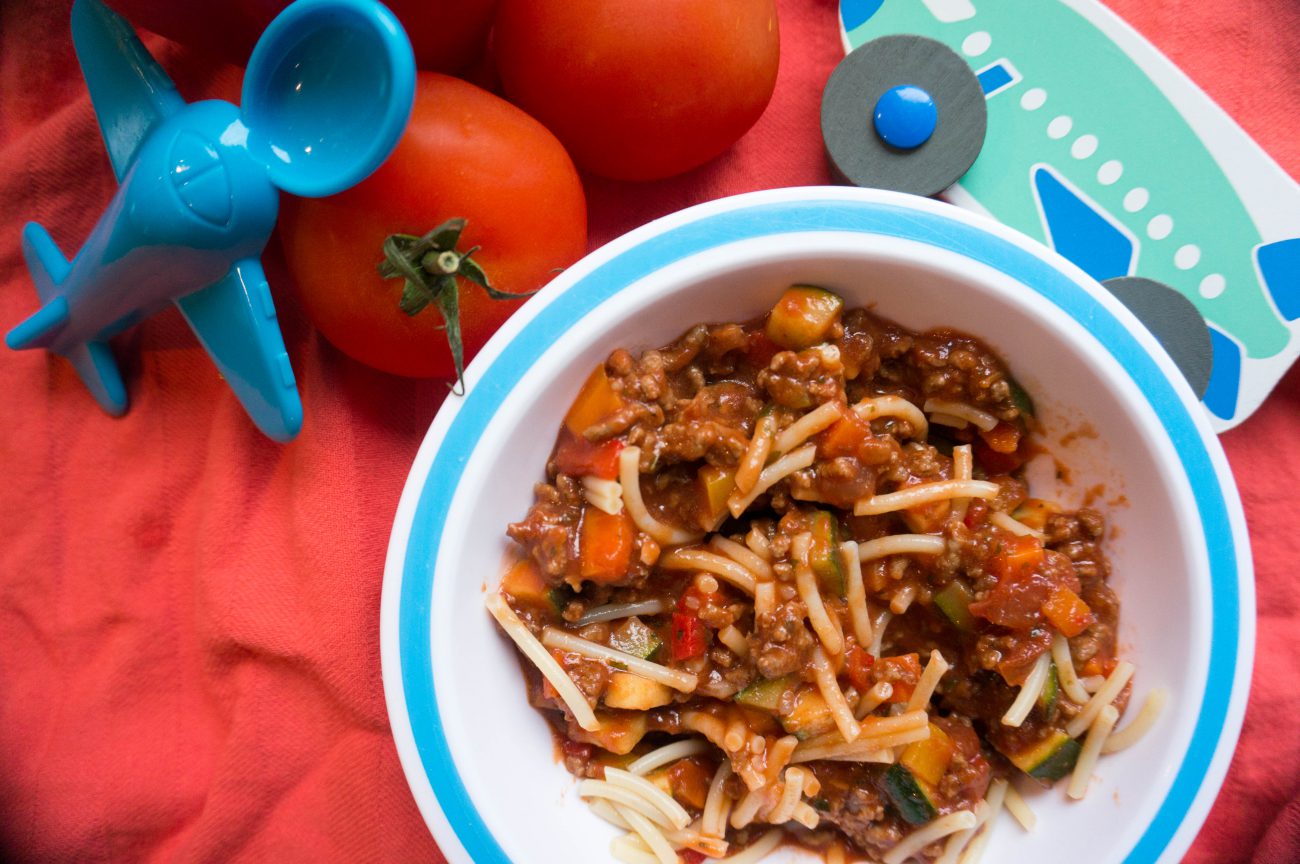 Familie-maal: Spaghetti
