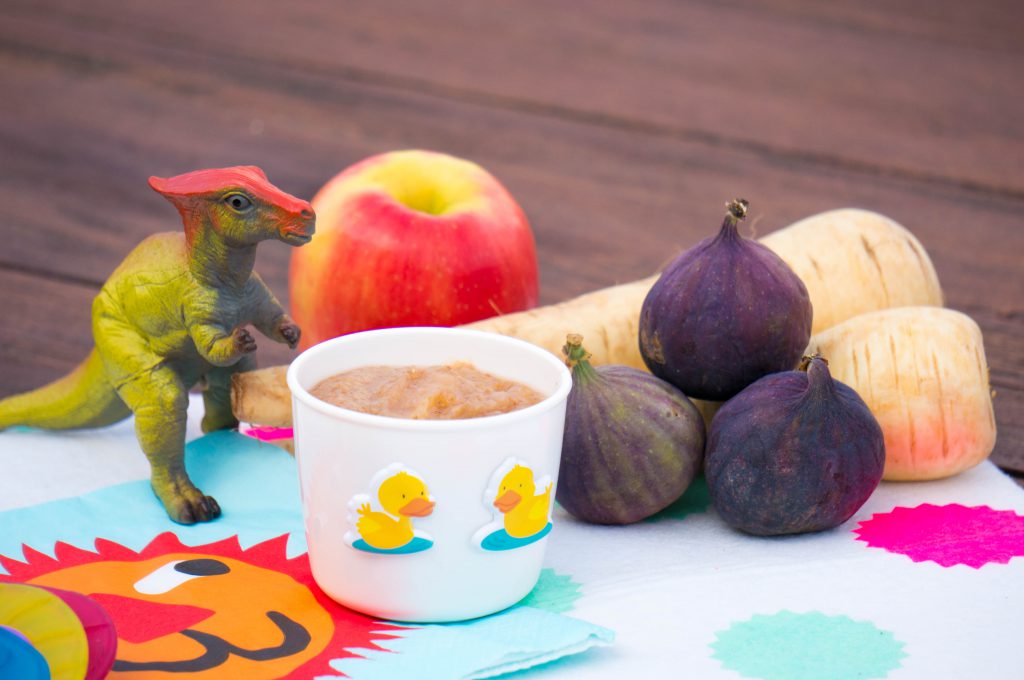 babyvoeding: pastinaak, vijg en appel