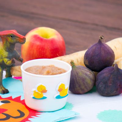 babyvoeding: pastinaak, vijg en appel