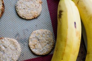 kokos-bananen koekjes