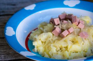 zuurkoolstamppot met rookworst