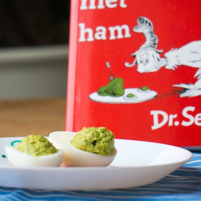 Dr Seuss groene eieren met ham