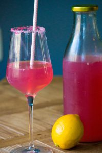 roze limonade mocktail