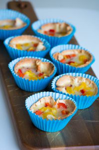 Confetti pizza cups