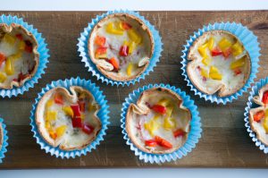 Confetti pizza cups