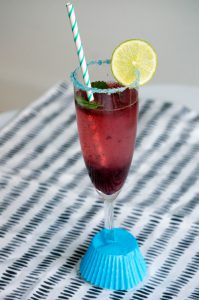 Blue Mojito Mocktail baby shower