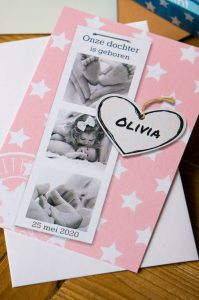 geboortekaartjes van MyCards.nl