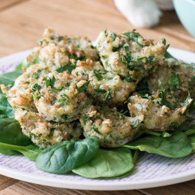 quinoa spinazie omletbites