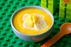 mango en banaan fruithapje