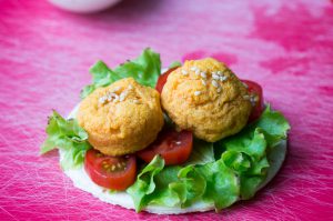 Zoete aardappel falafel kinderrecept