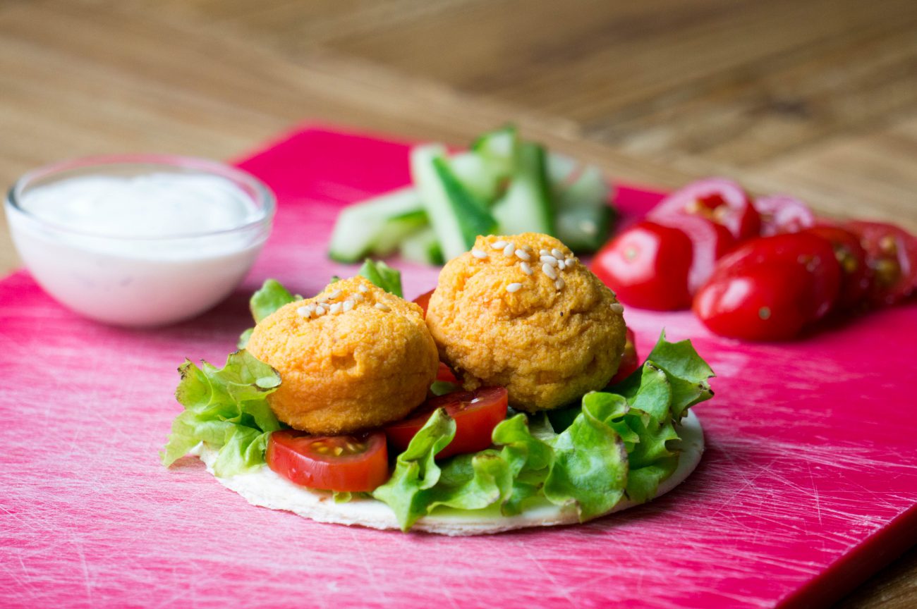 Zoete aardappel falafel (Babies Kitchen)