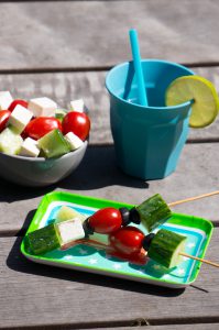 Griekse salade stokje recept (Babies Kitchen)