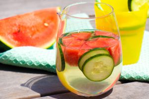 komkommer watermeloen fruitwater (Babies Kitchen)