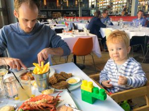 Babies Kitchen uiteten bij De IJ-Kantine in Amsterdam Noord
