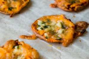 platgedrukte zoete aardappel