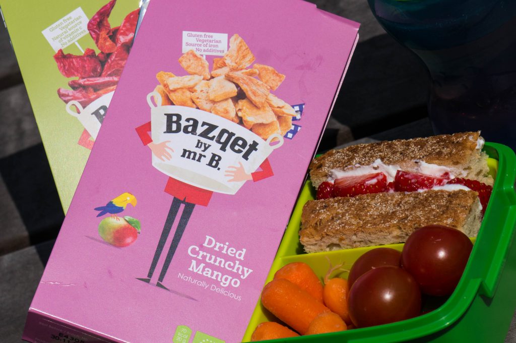Bazqet Chrunchies - Back to School Snack in Lunchtrommel