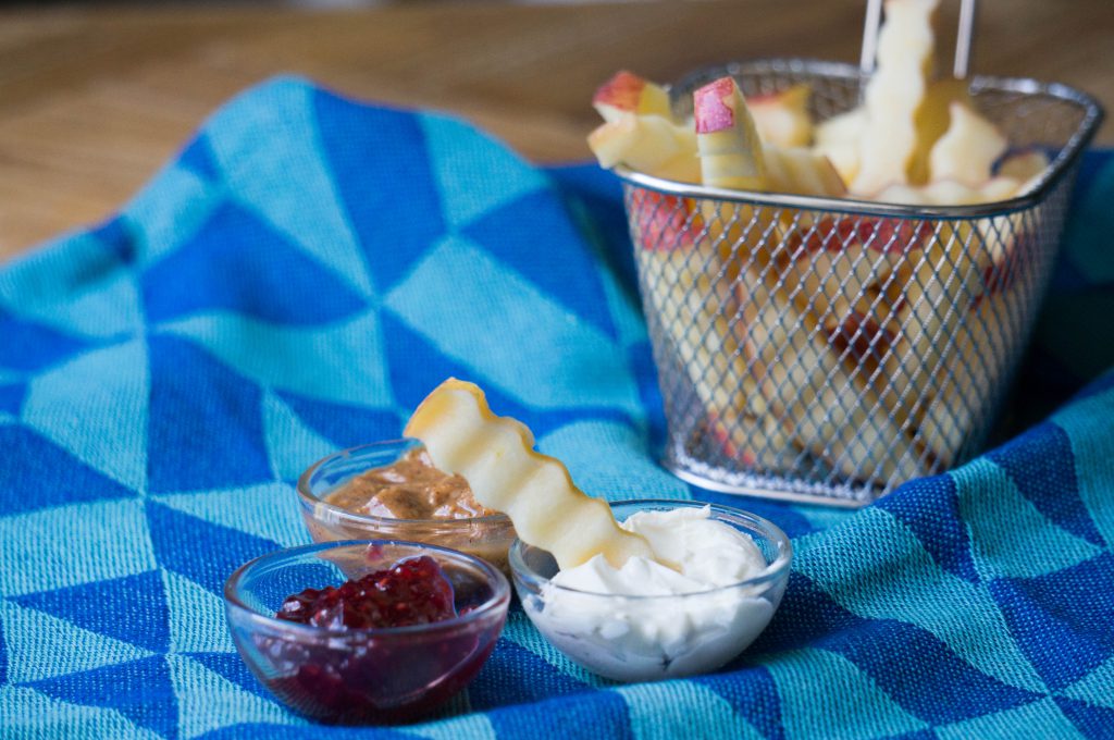 Appelfrietjes met saus (Babies Kitchen)