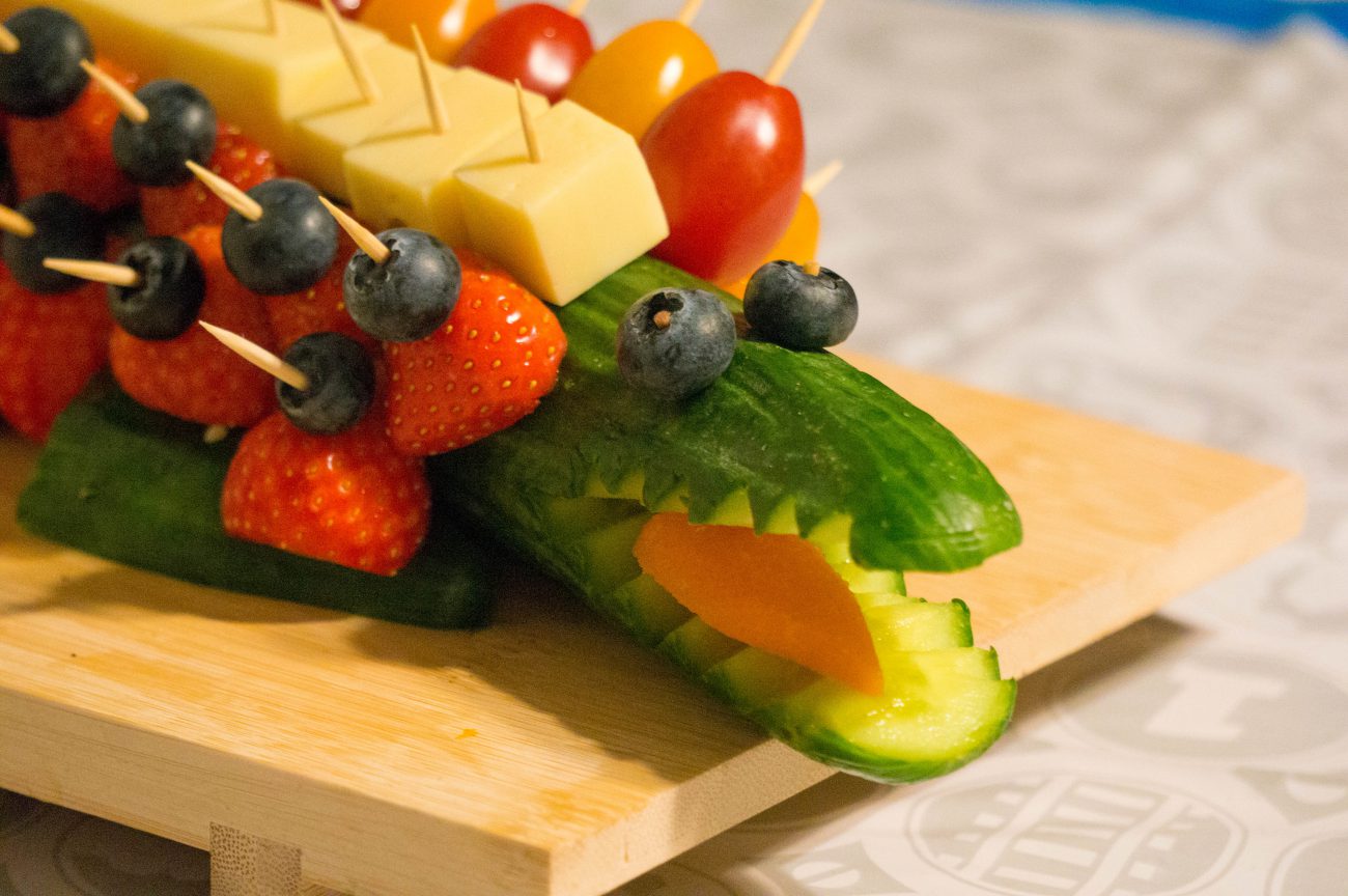 Krokodil Komkommer traktatie (BabiesKitchen.com)