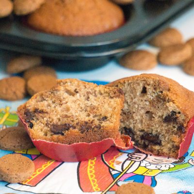 Chocolade Pepernoten Muffins