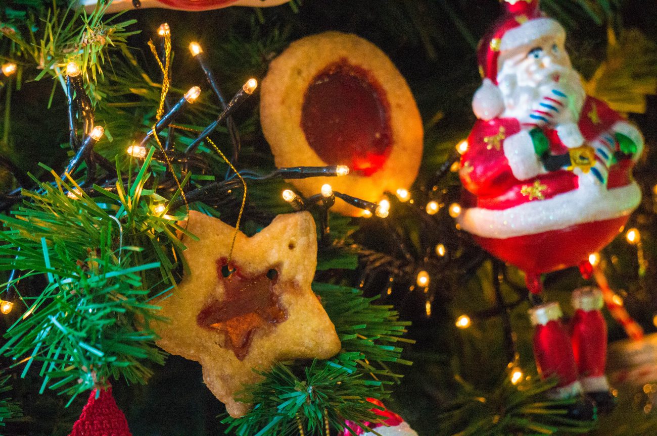 Glas in lood kerstkoekjes