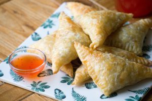 kip perzik pastei (Babies Kitchen)