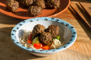sesam-gehaktballetjes (Babies Kitchen)