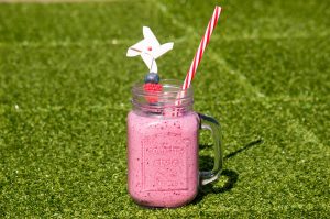 no ice cream berry milkshake recept (Babies Kitchen)