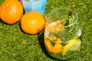 Kids Drinken: Tijm, Munt, Limoen en Mandarijnen Fruitwater (Babies Kitchen)