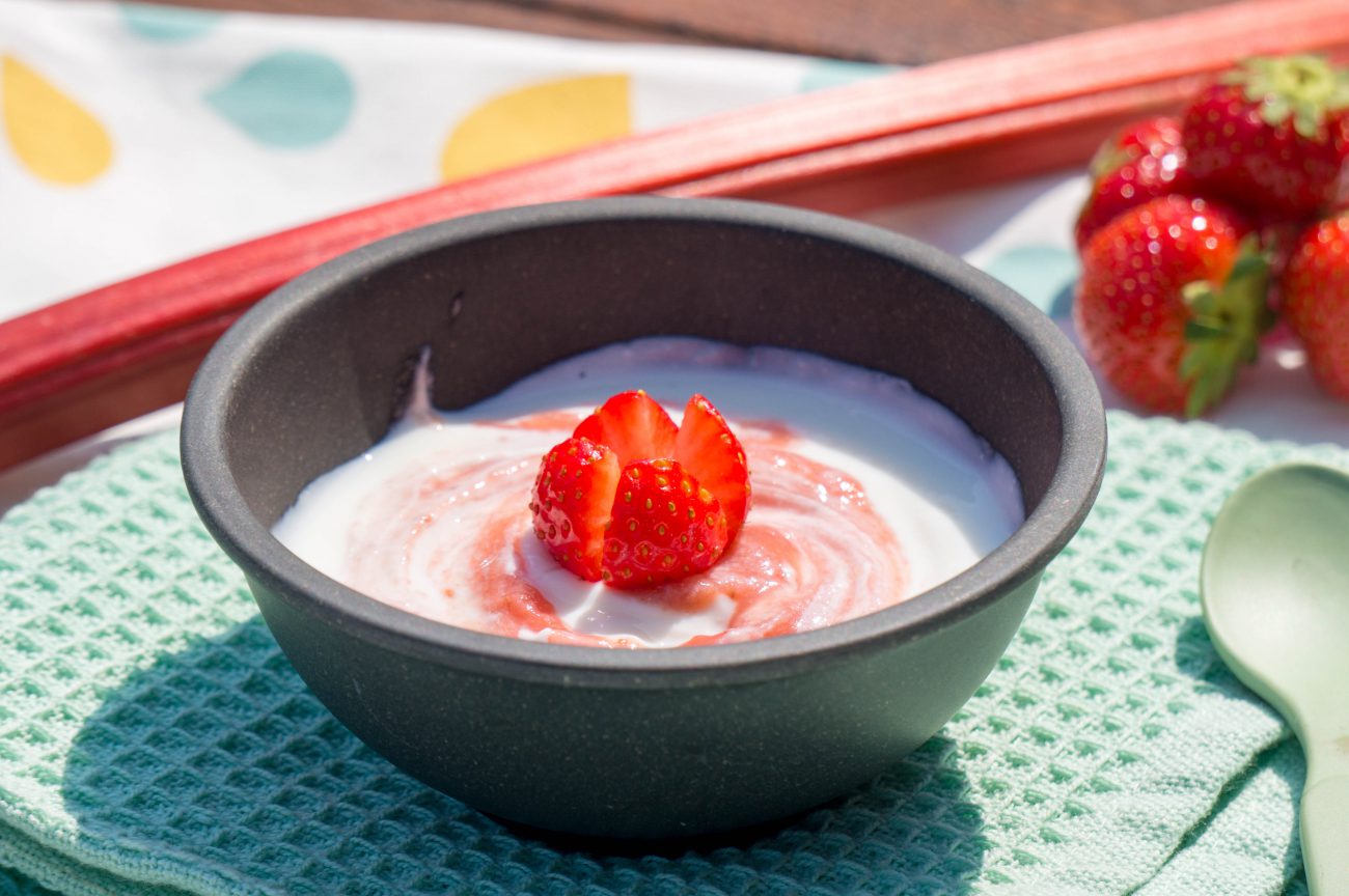 Yoghurt met Rabarber Compote