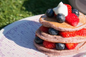 Paarse smoothie pannenkoeken | Babies Kitchen kinderrecept