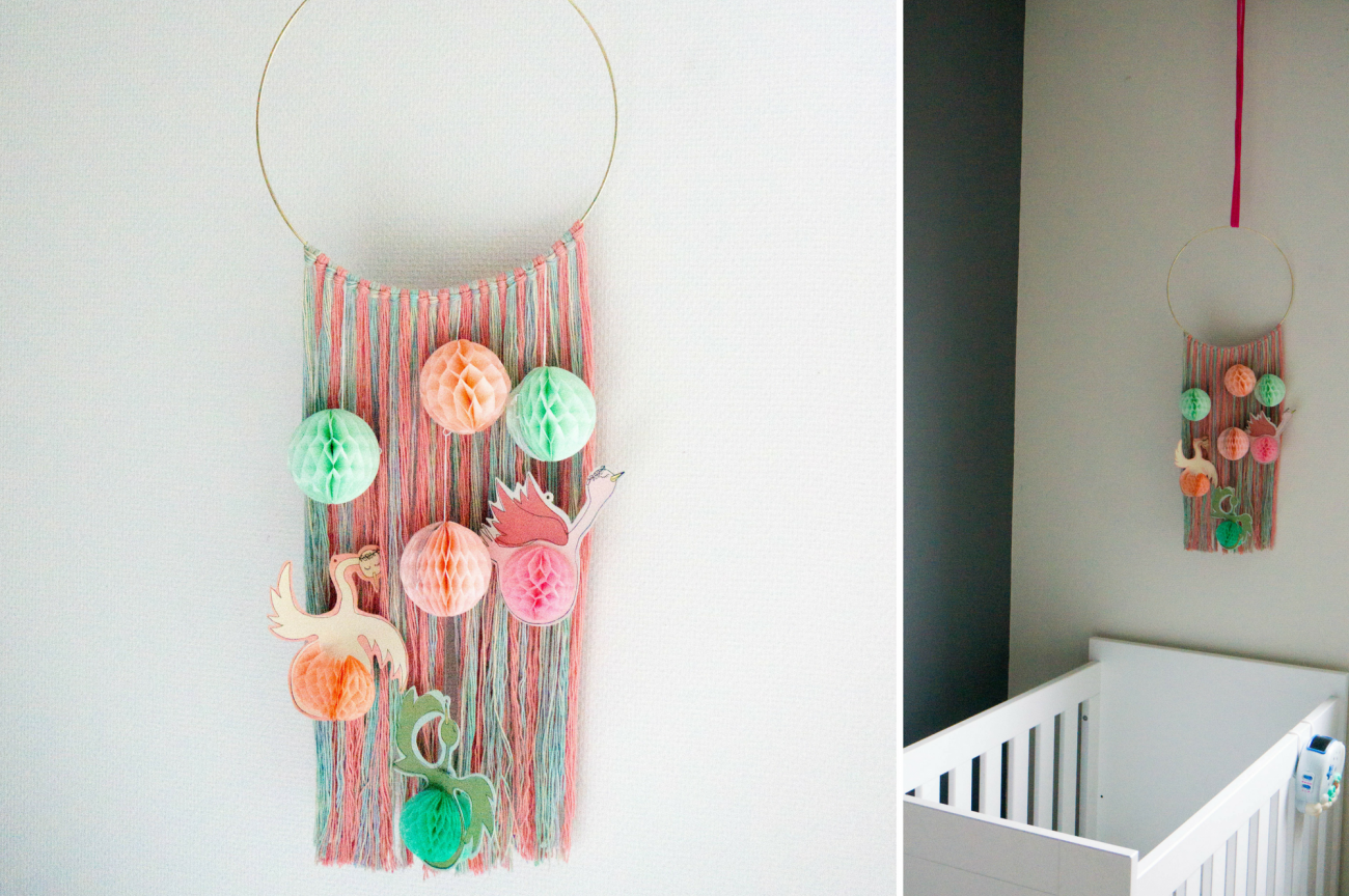 DIY Wollen Baby Mobile | Babies Kitchen