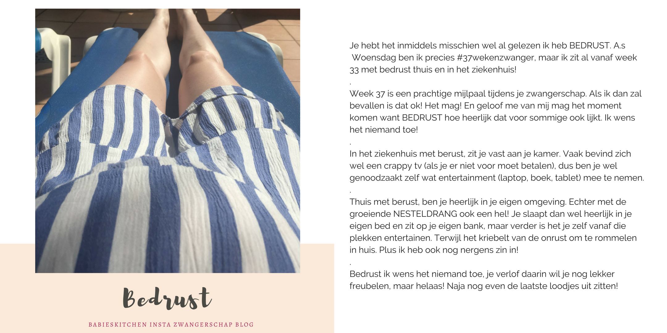 Insta Blog Augustus 2018 : Bedrust | Babies KItchen