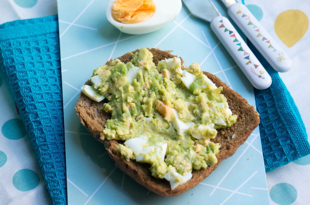 Avocado eiersalade - Babies Kitchen lunch