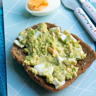 Avocado eiersalade - Babies Kitchen lunch