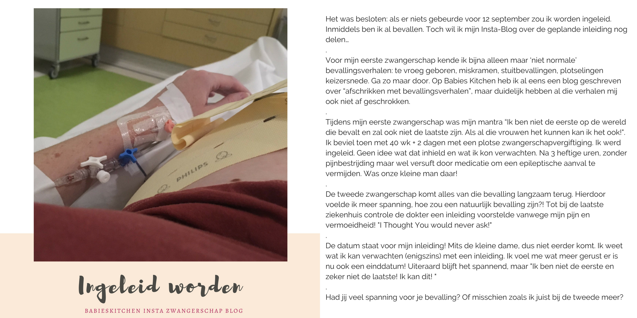 Insta Blog September - Ingeleid worden | Babies Kitchen