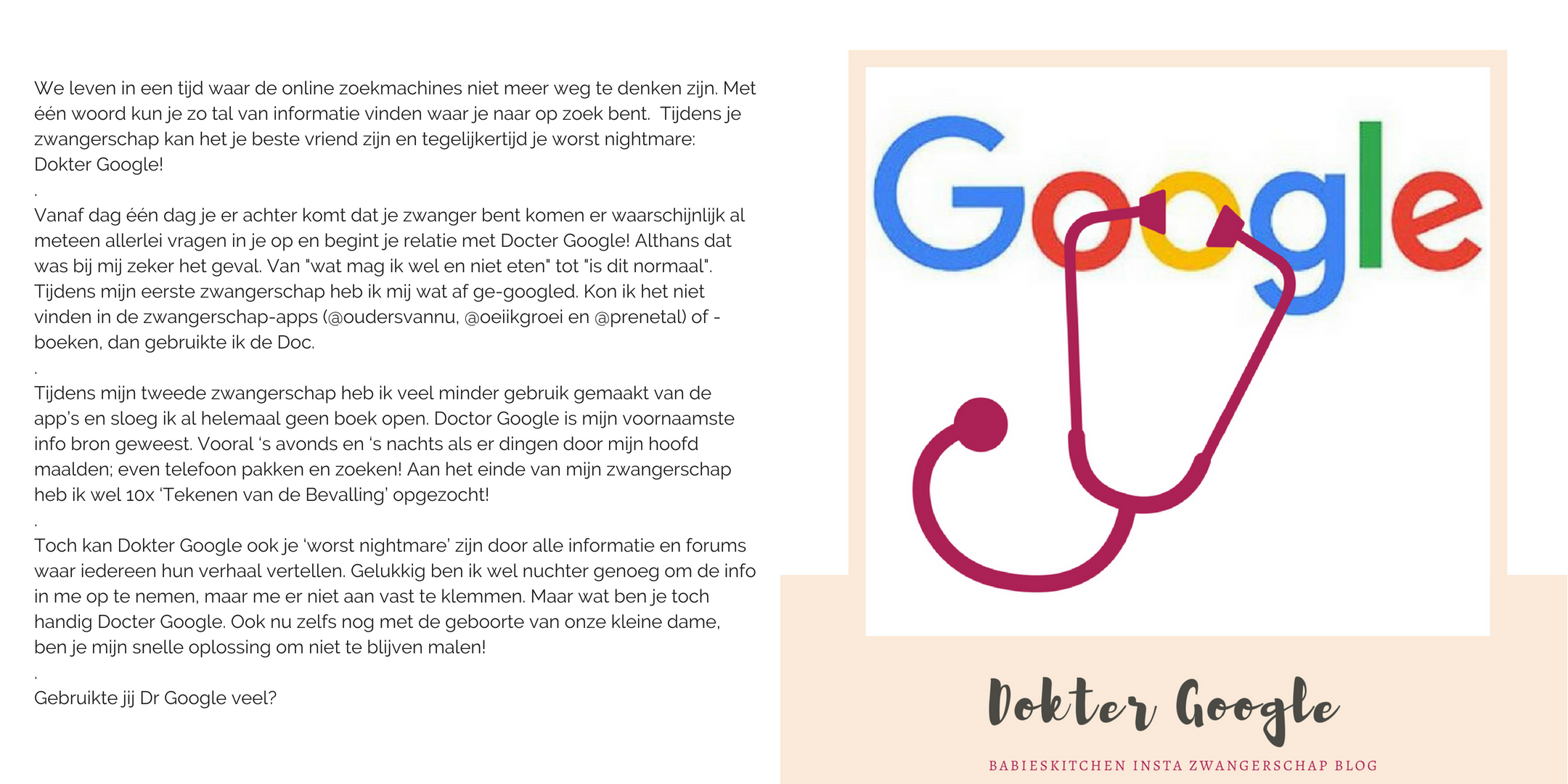 Insta Blog September  - Docter Google | Babies Kitchen