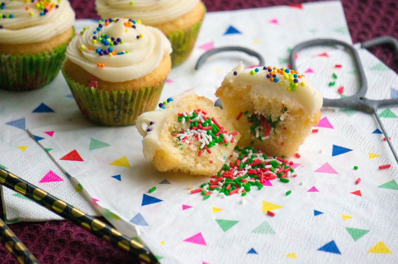 Confetti Cupcakes