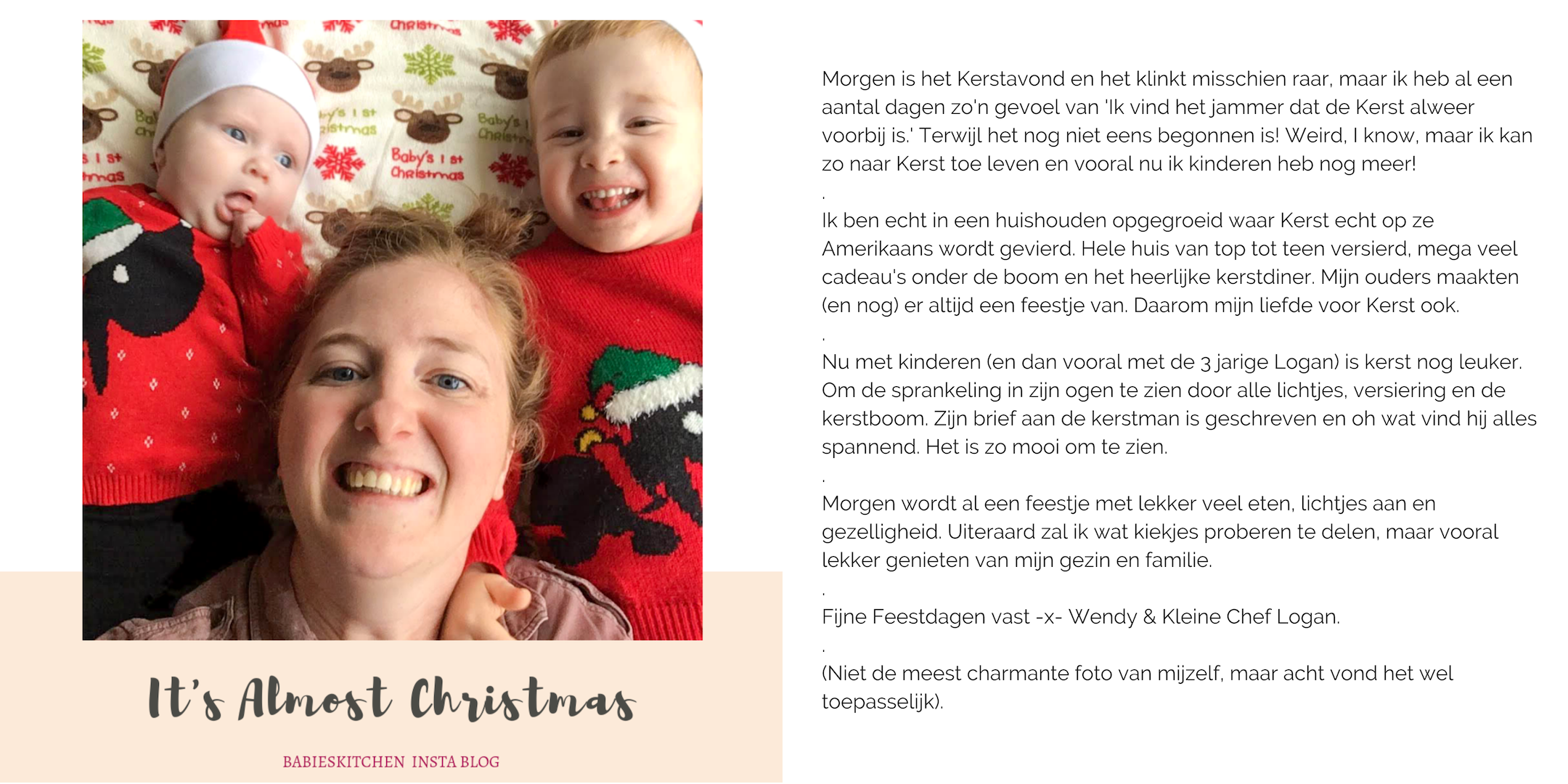 INSTA BLOG december 2018 - it is almost christmas