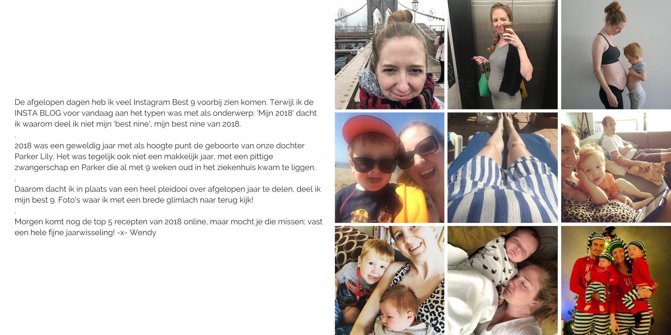 INSTA BLOG December 2018 - mijn 2018