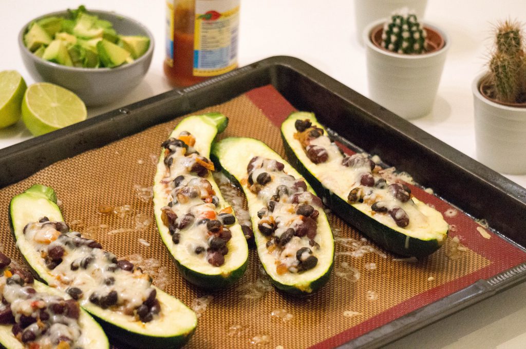 Vegetarische gevulde courgette - Babies Kitchen kinderrecept