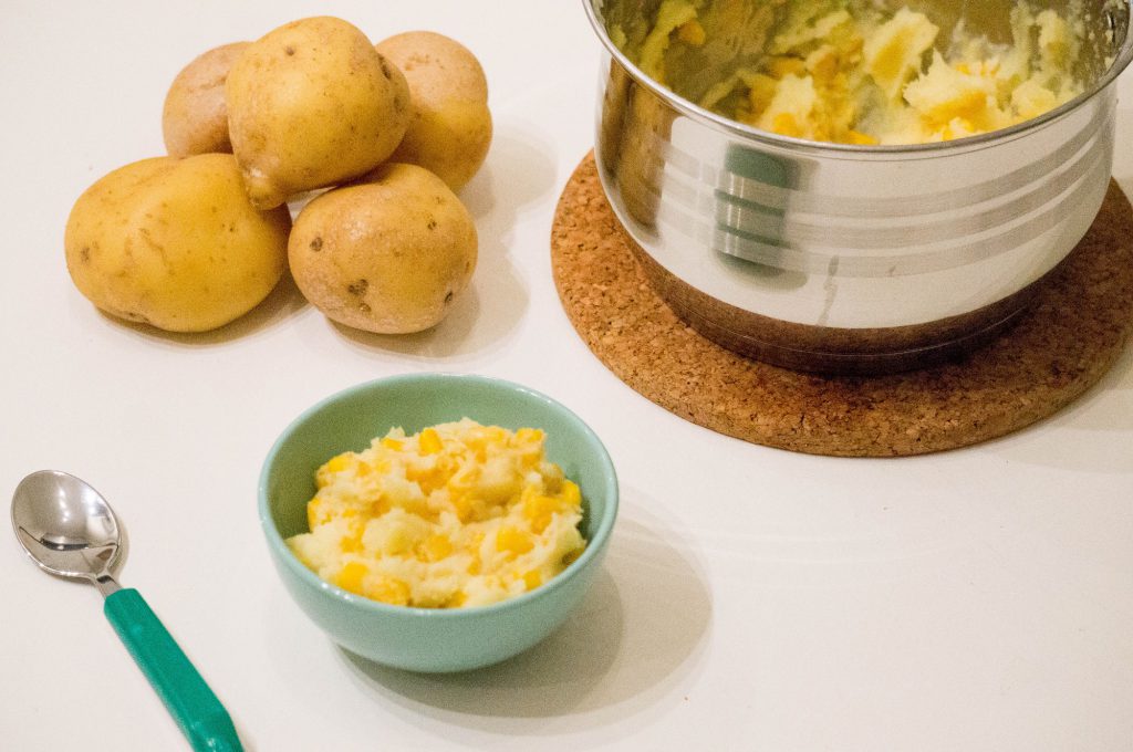 mais-aardappelpuree stamppot - Babies Kitchen